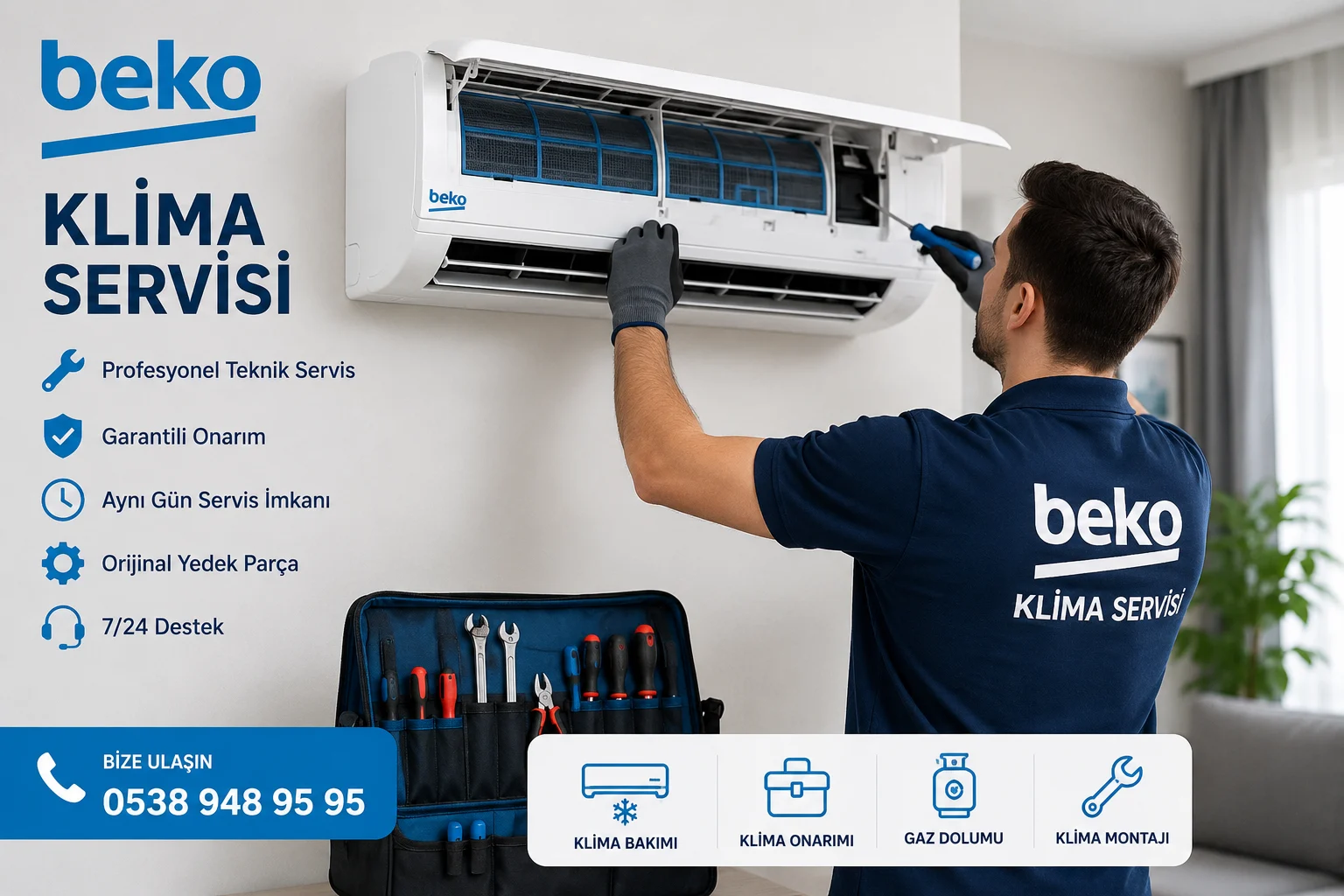 Beko klima teknik servis