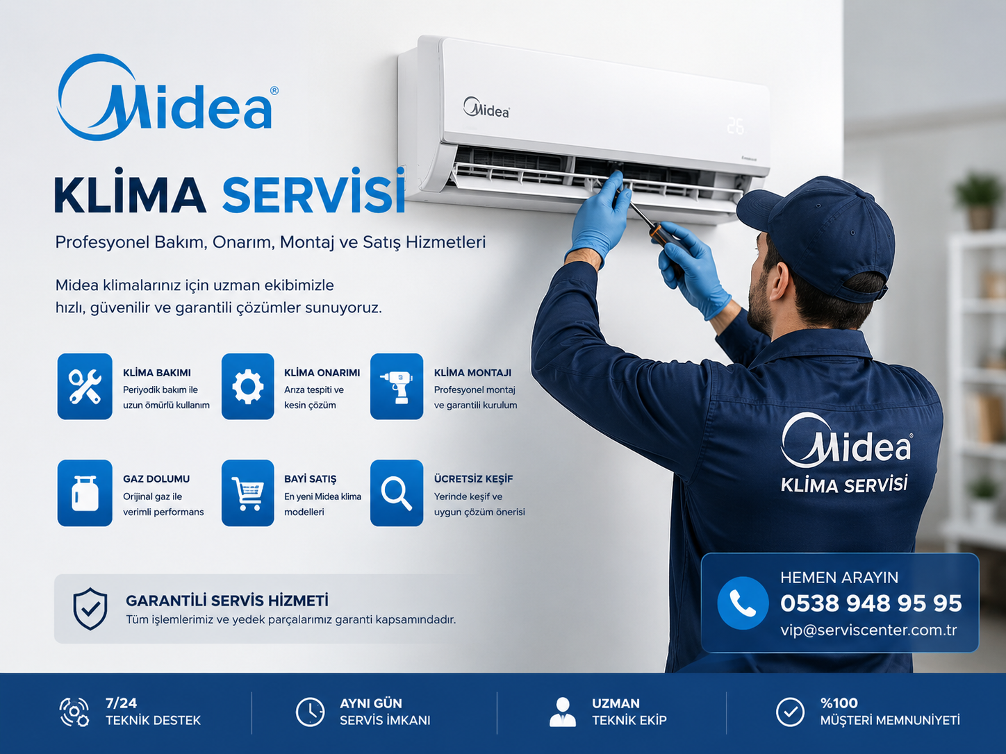 Midea Klima Servisi